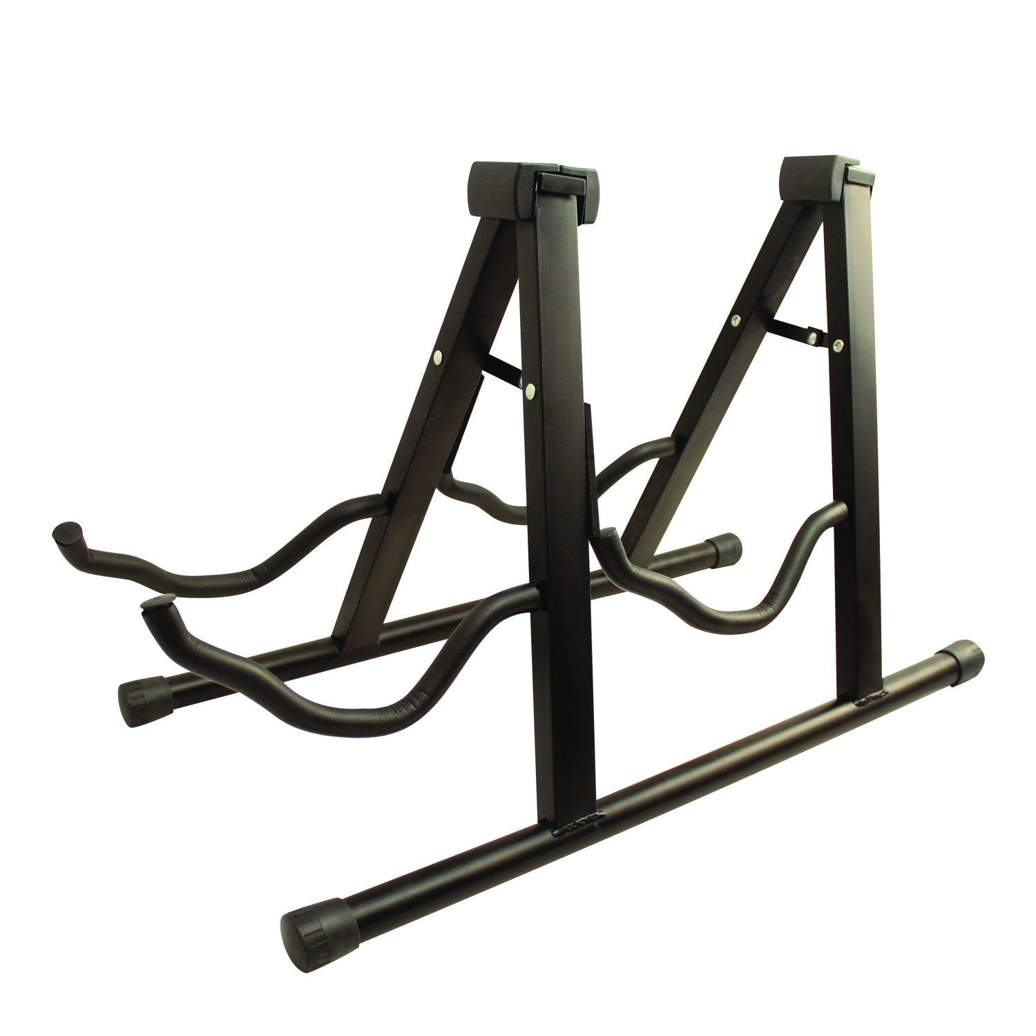 ChromaCast CC-DGS-2PK Universal Folding Double Guitar Stand with Secure Lock, Pack of 2